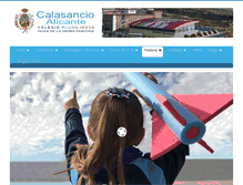 Tablet Screenshot of calasancioalicante.org